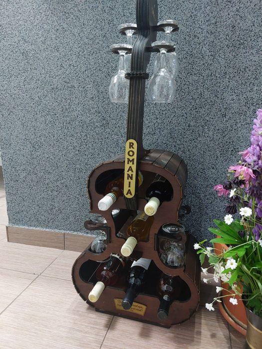 Suport pentru sticle de vin violoncel