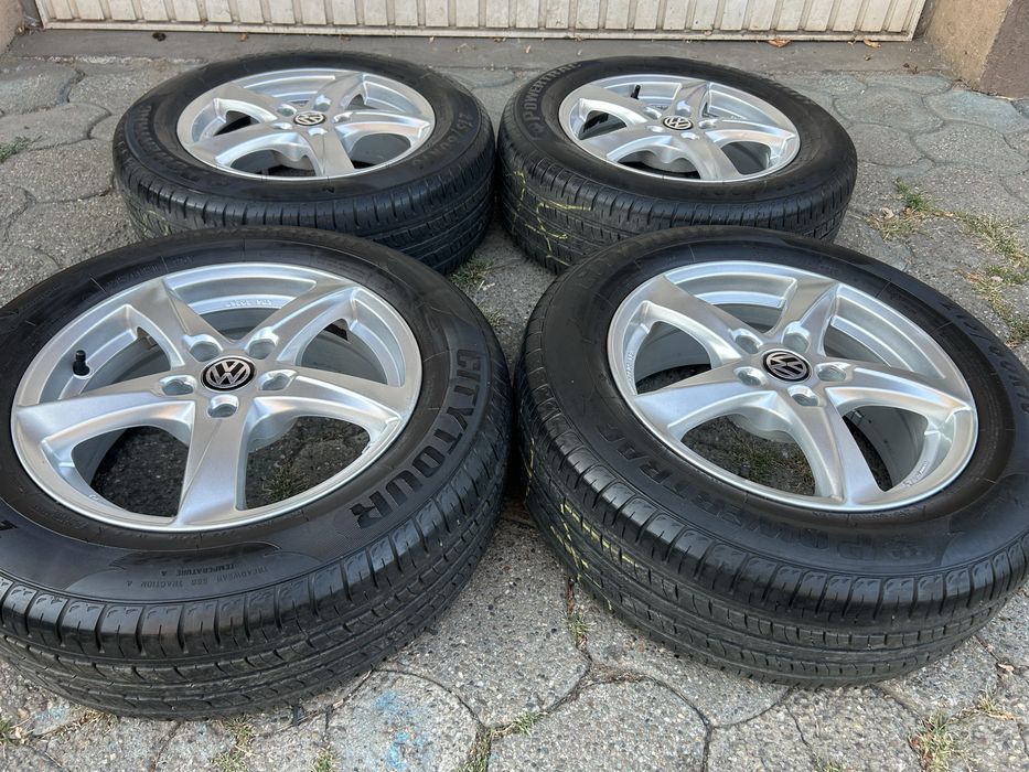 Jante aliaj 5x112mm, anvelope vara 215/60 R16, VW Passat, Sharan, Tiguan, Seat Alhambra, Skoda Octavia Yeti Superb, Audi Q3