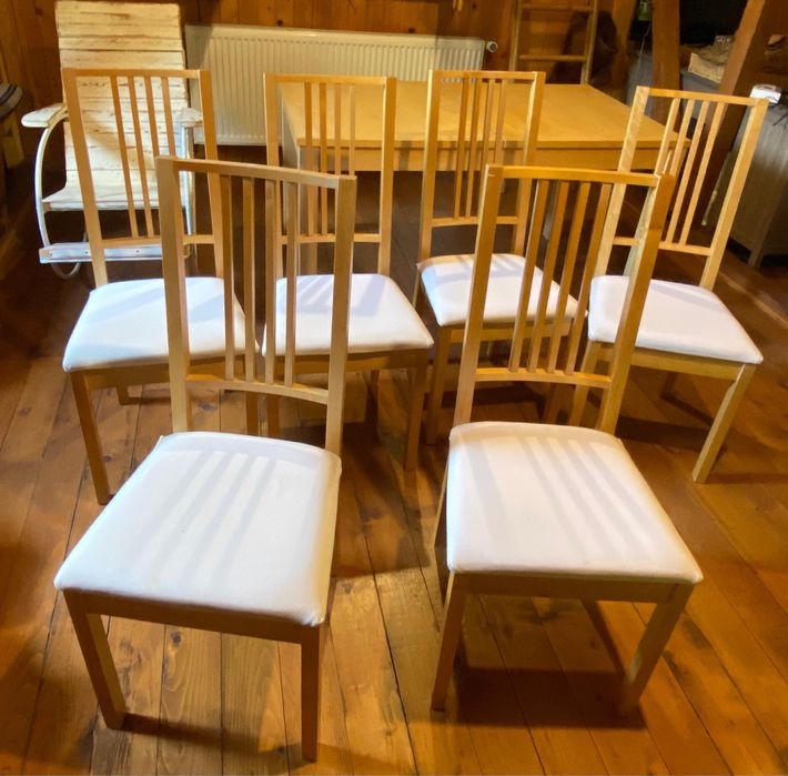 6 scaune IKEA solide