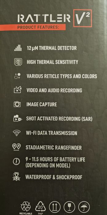 Термален прицел RATTLER 一 35-640