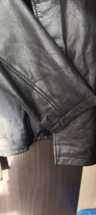 Мъжко кожено яке – естествена кожа, размер M, много запазено