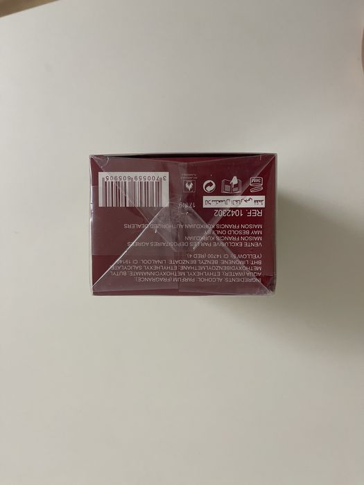 Parfum rouge 540