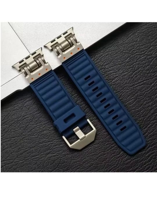 Curea Soft Titan Compatibila Ceas Apple Watch Husa Folie Silicon