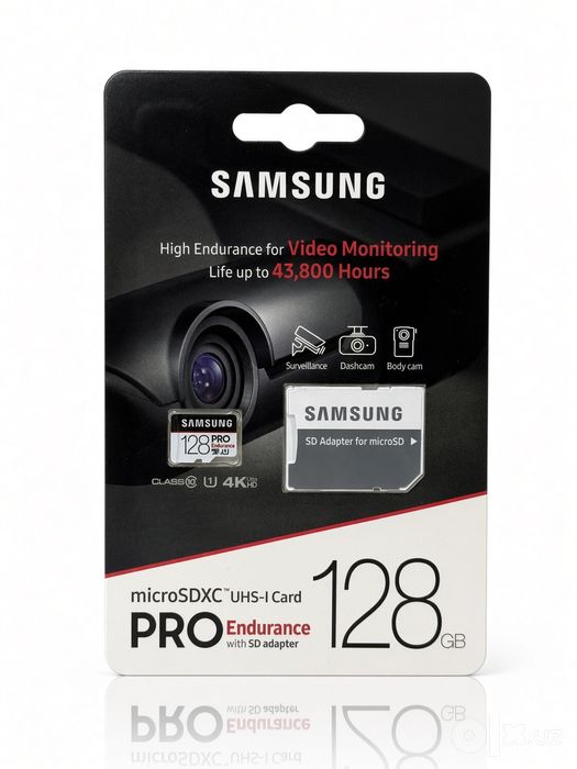 Карта памят флешка Micro Sd Samsung PRO Endurance Evo Plus 64 / 128 gb