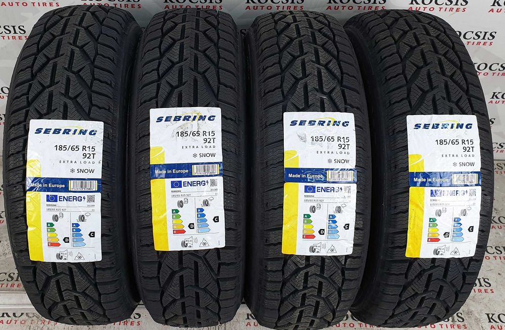 Anvelope noi iarna m+s 185 65 15 Sebring ( by Michelin )