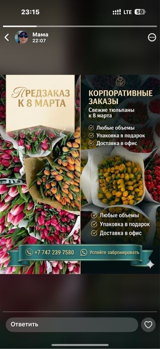 Тюльпаны оптом и в розницу