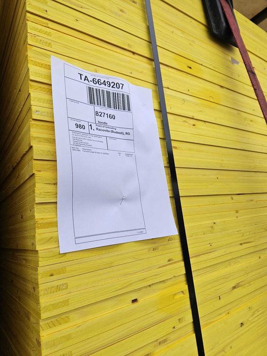 Cofraje galbene Doka 27 mm