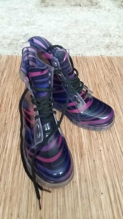 Силиконовые ботинки на весну-осень, р.36