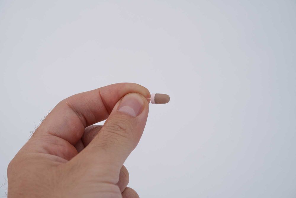 Cutiuta GSM pentru copiat cu cartela SIM + casca de copiat fara fir