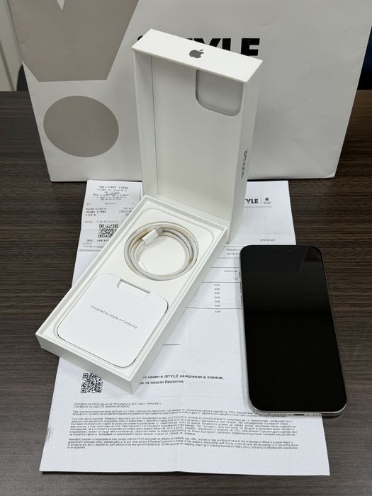 ***256GB iPhone 15 Pro MAX iStyle до 2025г. Natural Titanium