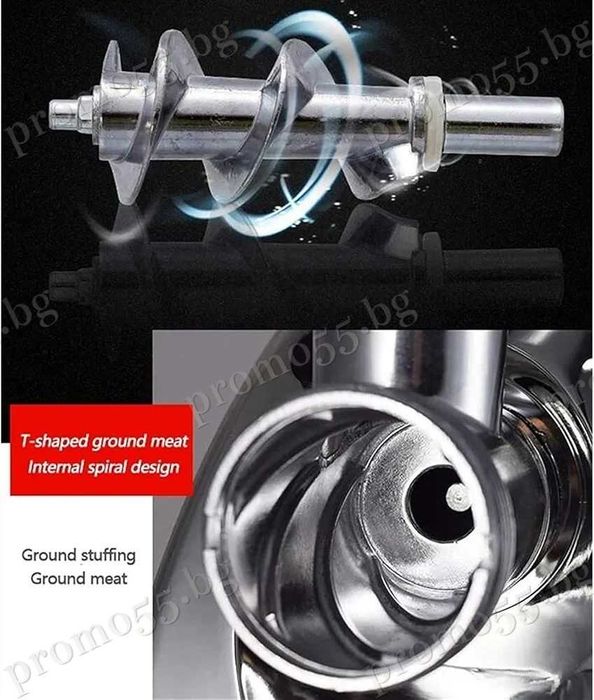 Електрическа Месомелачка 2800W с Остриета от Неръждаема Стомана