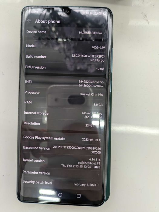 Huawei P30 Pro 8GB RAM / 256 ROM + Huawei Freebuds 3