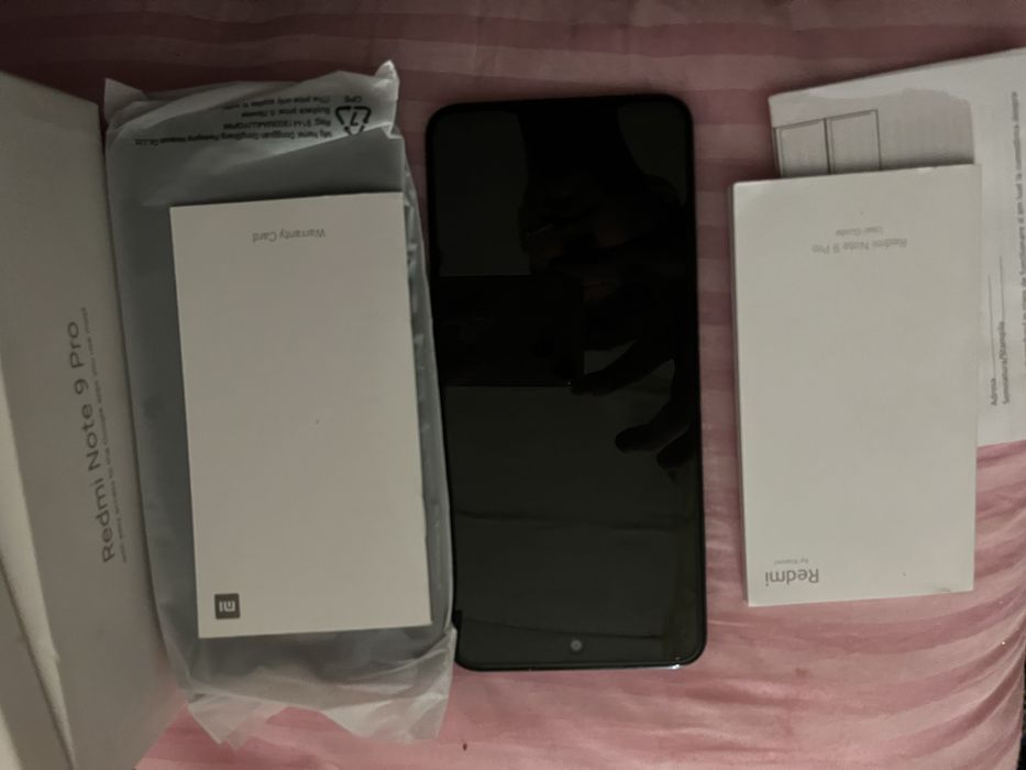 Vand schimb Redmi note 9 pro ca nou fullbox negociabil