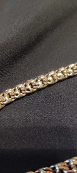 Златен ланец 95 грама ръчна изработка с документи