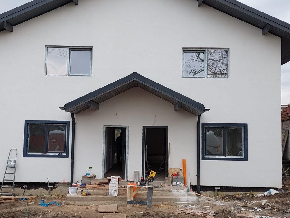 Case din lemn stratificat - la cheie