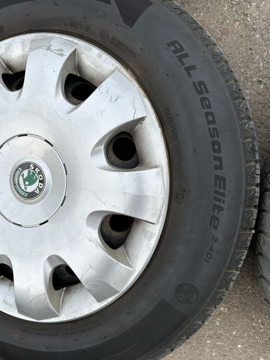Roti 195/65/15 skoda ,seat,mercedes,vw, jante cauciucuri m+s