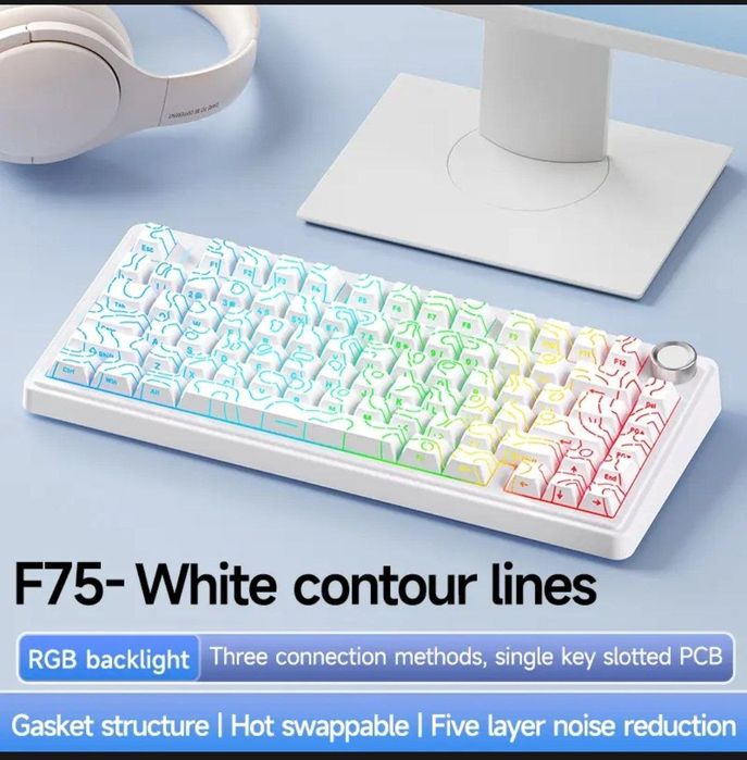 New Aula F75 mechanic wireless
