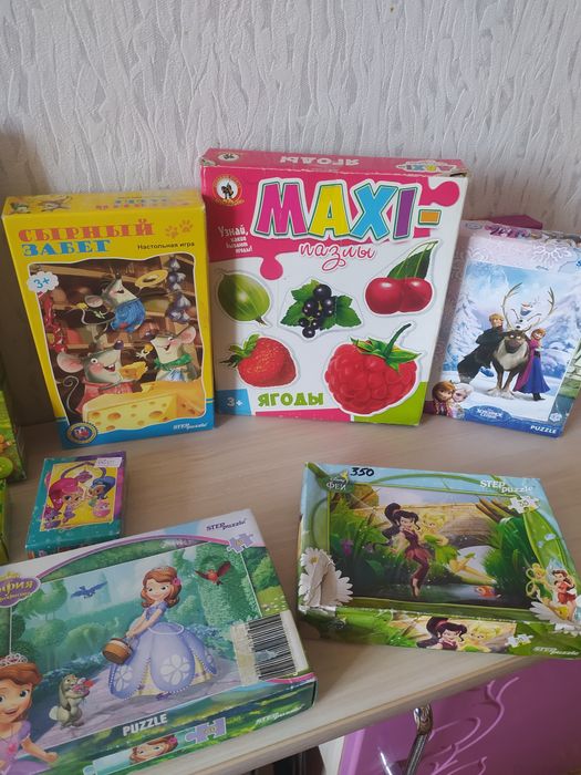 Пазлы для детей (девочки)
