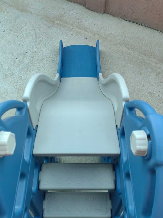 Детска Пързалка 4 в 1 -Люлка, стълба, Баскетболен кош