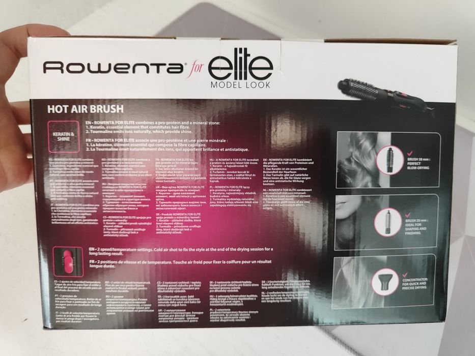 Фен-щётка Rowenta for Elite Model Look 3v1