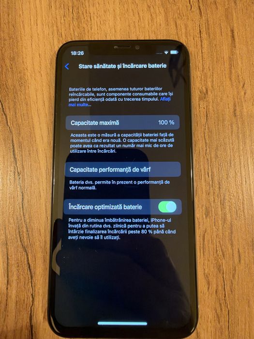Iphone X 64GB baterie 100% stare f buna