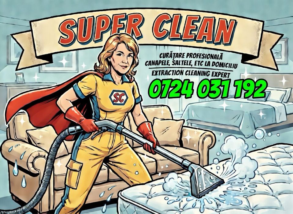 Curățare canapele, saltele, detaling masini la domiciliu Brasov