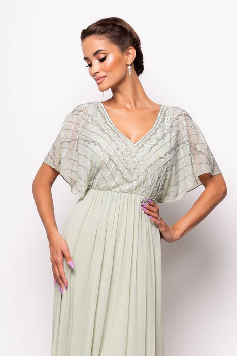 TRANSPORT GRATUIT!! Rochie de seara lunga Vernil mărimea XS-S