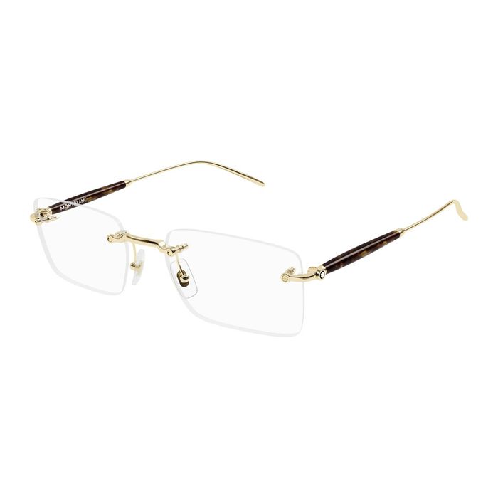 Montblanc MB0411O 002 Gold - Men's Optical Frames 55mm