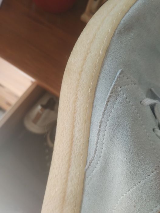 Adidasi S-karp, piele intoarsa, bleu