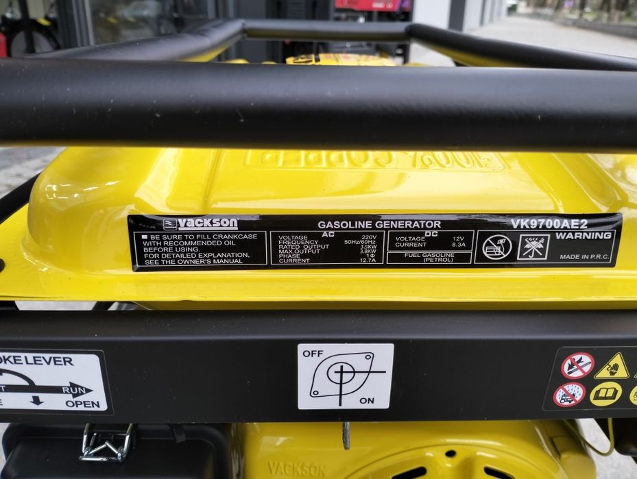 Generator VACKSON 3,8 kv