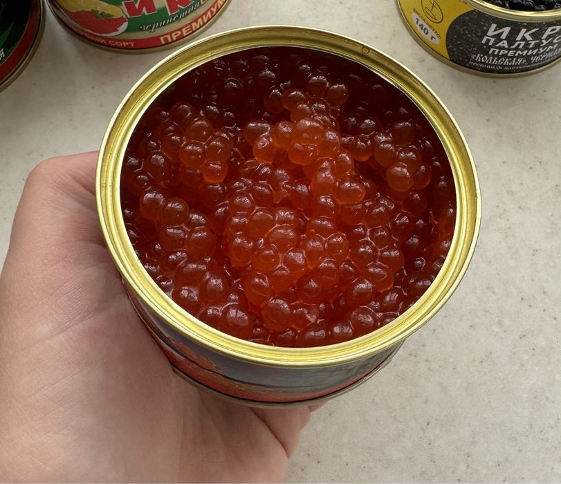 Продам икру красную и черную