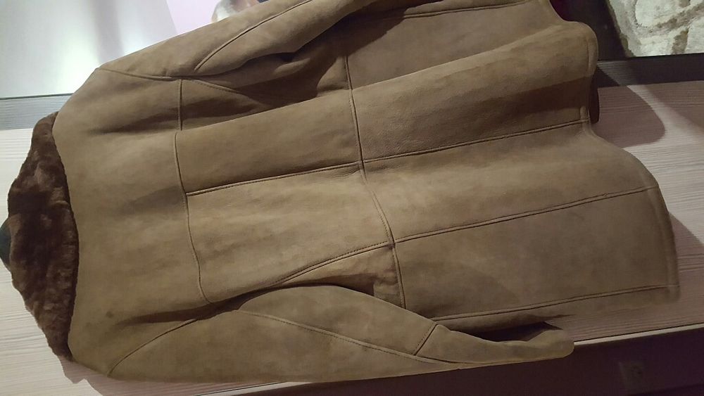 Палто естествена кожа