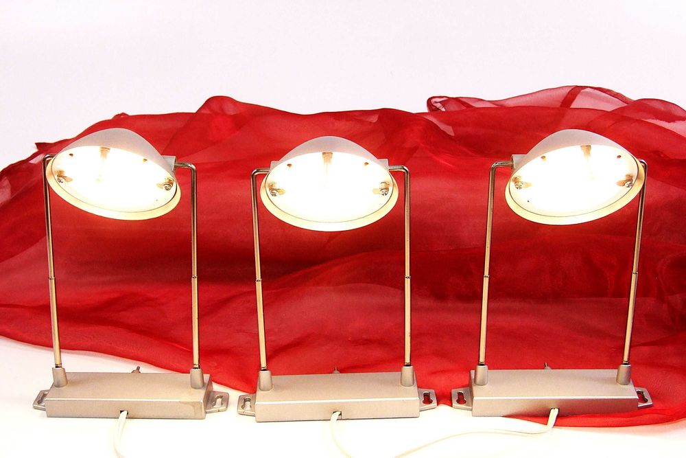 Sistem format din 3 lampi IKEA interconectate, aprindere generala sau separata, becuri halogen, NOU