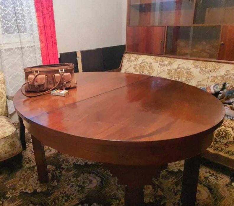 MASĂ ovala extensibila LEMN MASIV, living/ dining SUPER OFERTĂ unicat.