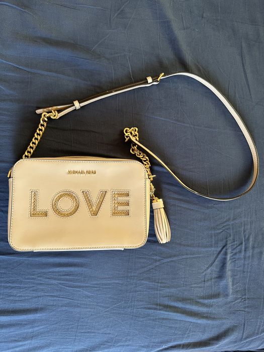Geanta de umär Michael Kors roz