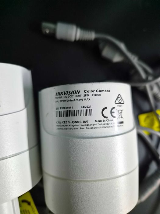 Set 3 camere Hikvision 2Mp IR30m