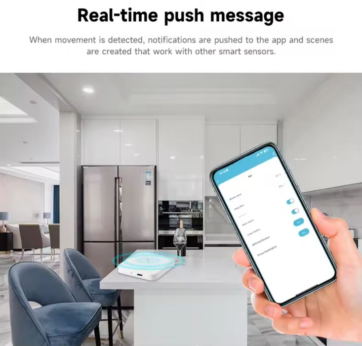 Tuya Smart WiFi сензор за човешко присъствие 24G MmWave