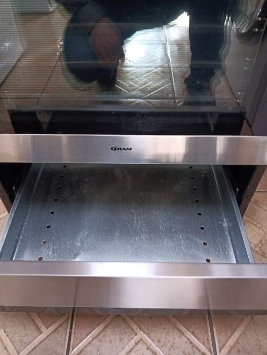 Иноксова свободно стояща печка с керамичен Gram с 2 години Гаранция!