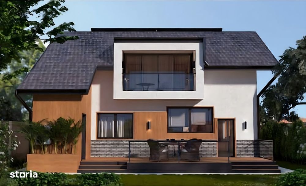 ROA Teghes – vilă 190 mp nZEB, ansamblu 14 case