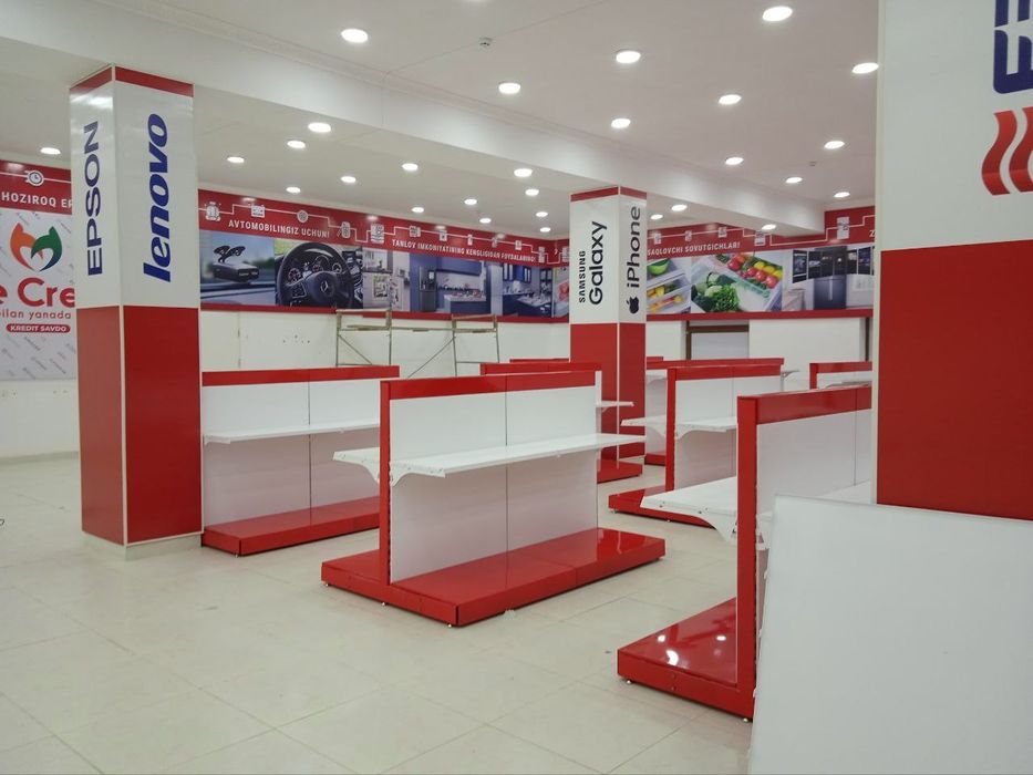 Magazinlar uchun stelaj/ Стеллажи для магазинов