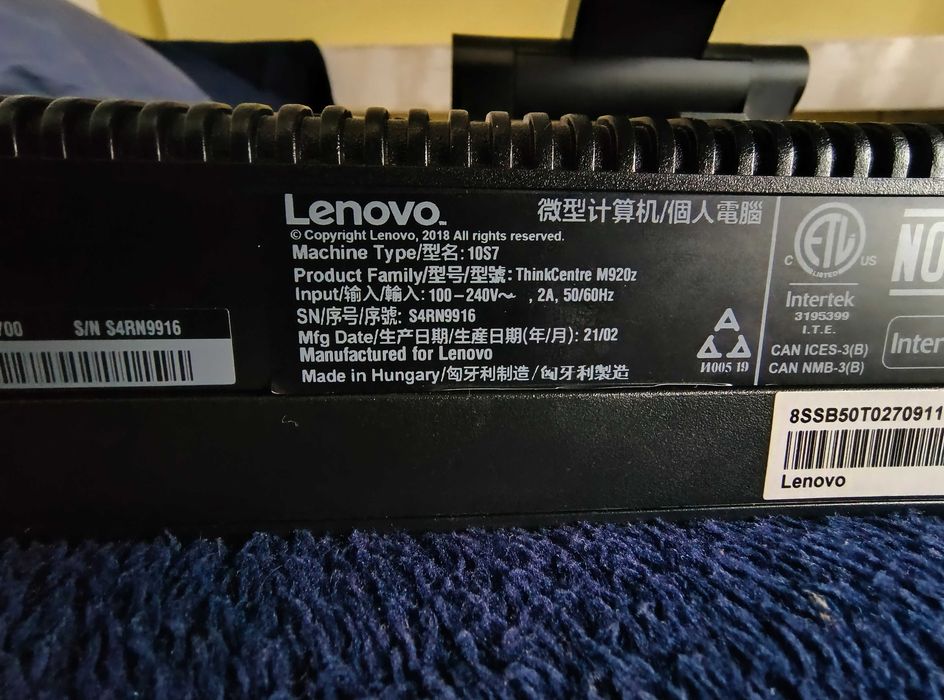 Компютър за части All in One Lenovo ThinkCentre M920z Touchscreen