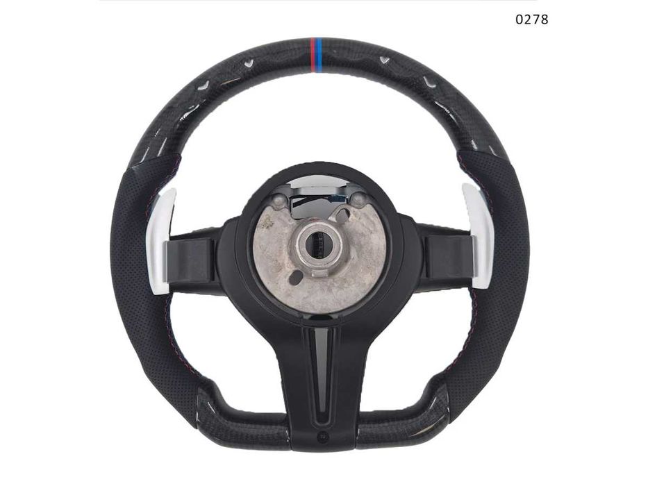 Volan carbon stil M pentru BMW 3 E46, 5 E39, X5 E53 – tuning Premium