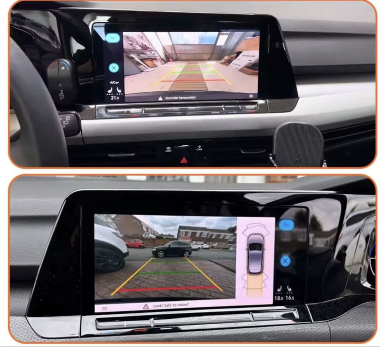 Cameră marșarier VW Golf 8 VIII 5H Camera Spate Originală Emblemă Flip