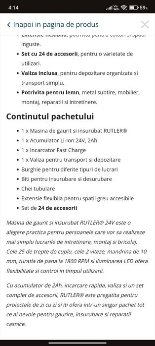 Bormașină autofiletantă nouă