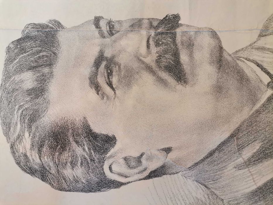 Плакат со Сталиным, довоенный