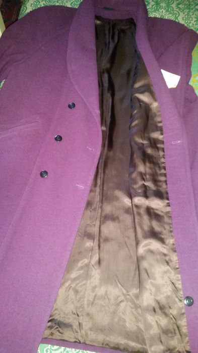 Дамско палто лилаво