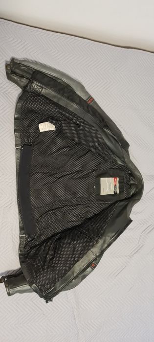 Яке за Мотор Априлия Aprilia Естествена Кожа Черно