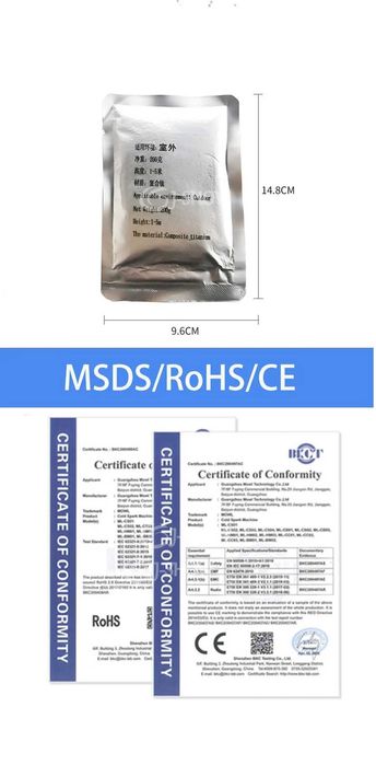 Pulbere titan si zirconiu (amestec)