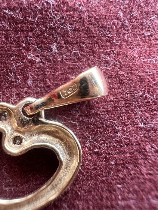 14к златно сърце