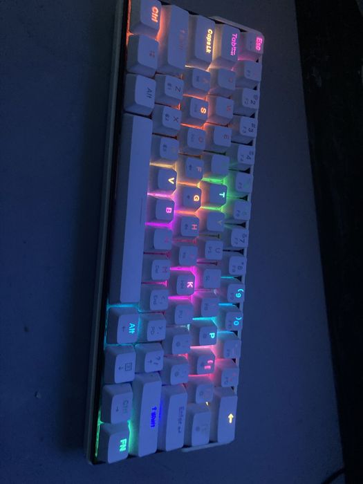 [SALE] Kemove Snowfox Dk61Gaming Keyboard Гейминг Клавиатура 60% White